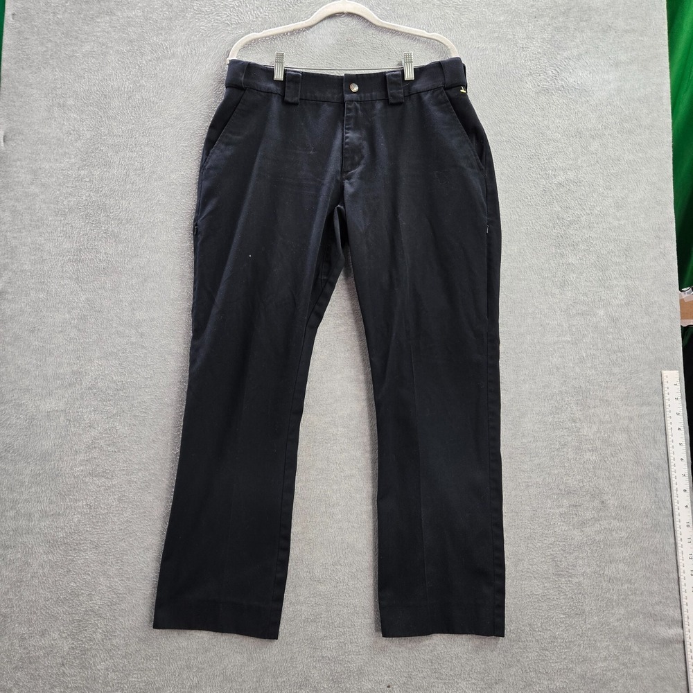 5.11 Tactical Women Pants 12 Blue Straight Pockets Mid Rise Polyester 29" Inseam